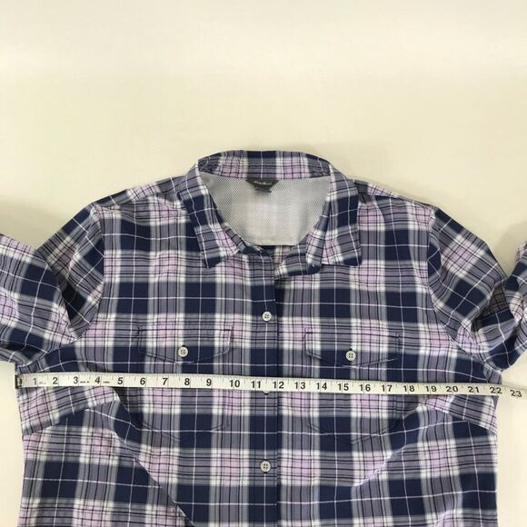 Eddie Bauer Adventurer II Long Sleeve Shirt Women's XL Plaid Hiking Outdoor - Picture 8 of 12